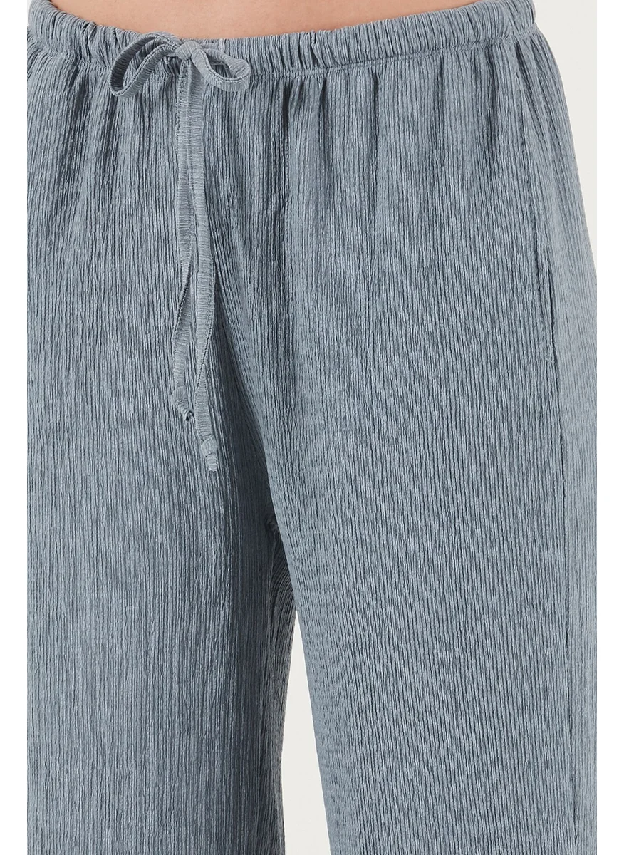 Lela Regular Fit Normal Waist Wide Leg Trousers Women's Trousers 5866117