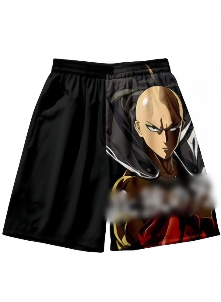 KUYING Summer One Piece Loose Home Five Guarter Shorts  - Image 1
