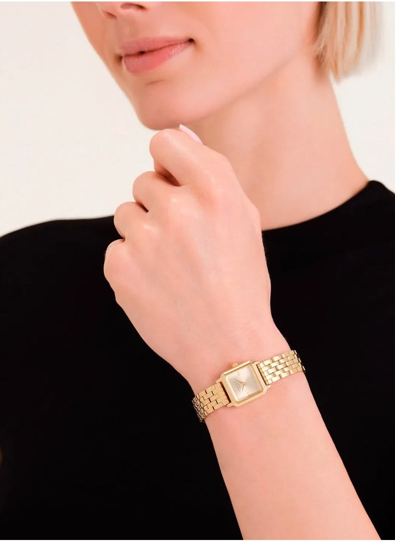 RoseField - Women's Boxelle Quartz Gold Stainless Steel Watch BCGSG-B04 - Image 1