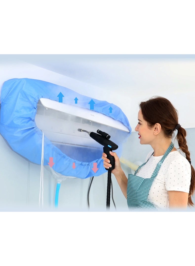 Universal Type Air Conditioner Cleaning Cover With 2.8 M Water Pipe Applicable to 70cm-130cm/2p-3p Air Conditioner - Image 3