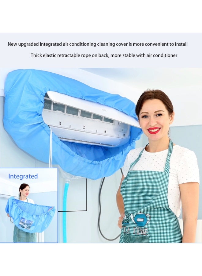 Universal Type Air Conditioner Cleaning Cover With 2.8 M Water Pipe Applicable to 70cm-130cm/2p-3p Air Conditioner - Image 2