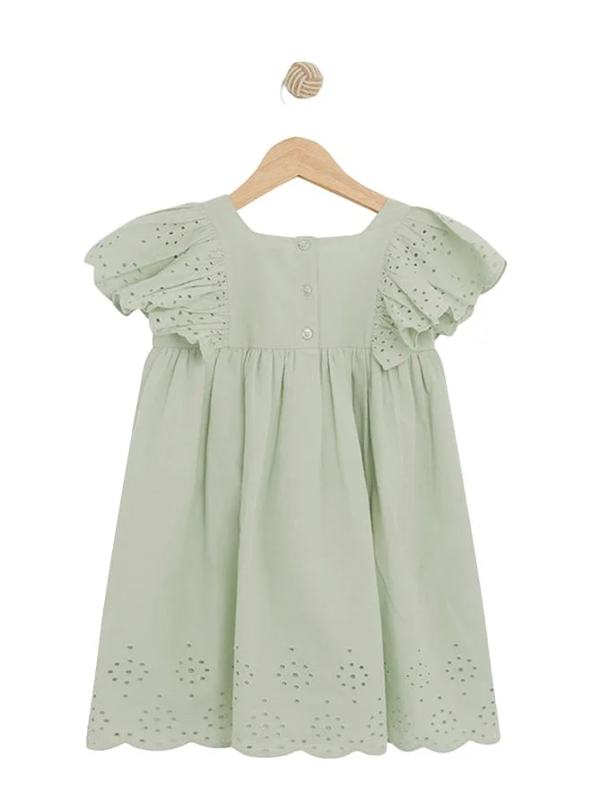 أطفال وأكثر Babies & More Toddler Girls Green Dress