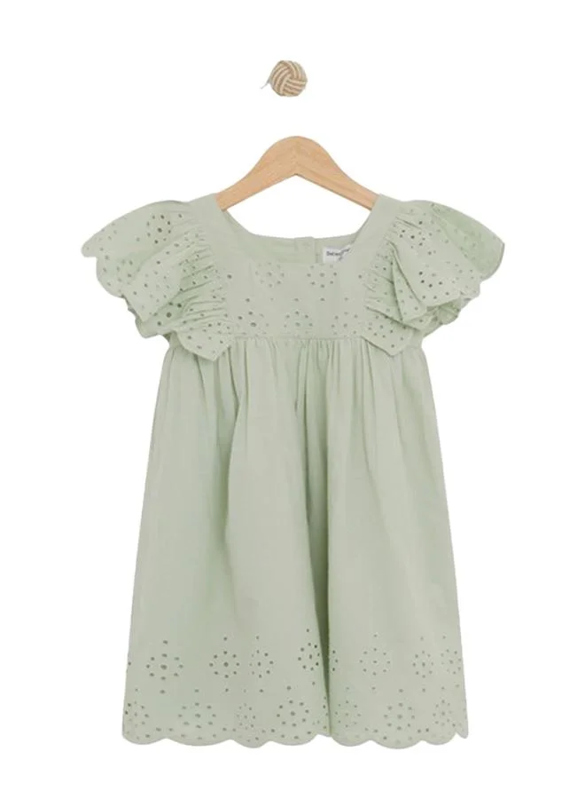 أطفال وأكثر Babies & More Toddler Girls Green Dress