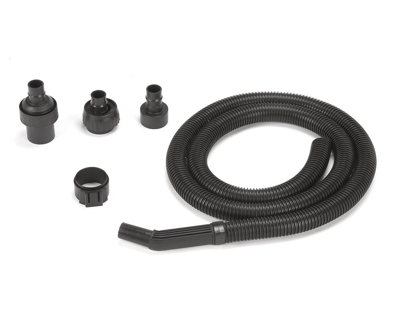 SHOPVAC Shop-Vac 9056500 Hose w/Curved End, 1-1/4 in. Diameter x 8 ft. Length, Long Reach, Black, (1-Pack) - Image 1