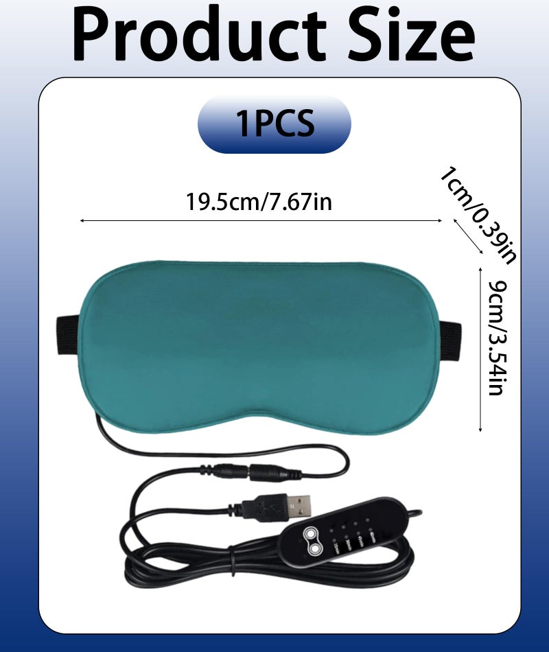 AGMITRAKA 1 Piece Eye Heating Pad for Dry Eyes, Warm Compress for Eyes, Eye Massager for Stress Relief, Eye Massager, Relaxing Products for Eye Care. - Image 2