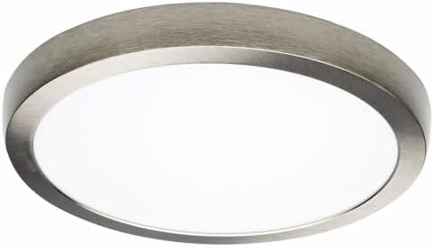 Nuvo Nuvo Lighting 621796 Blink Pro  195W CCT Selectable LED Round Edge Lit Flush Mount in Contemporary Style106 Inches Tall and 12 Inches Wide Finish Color Brushed Nickel  - Image 2