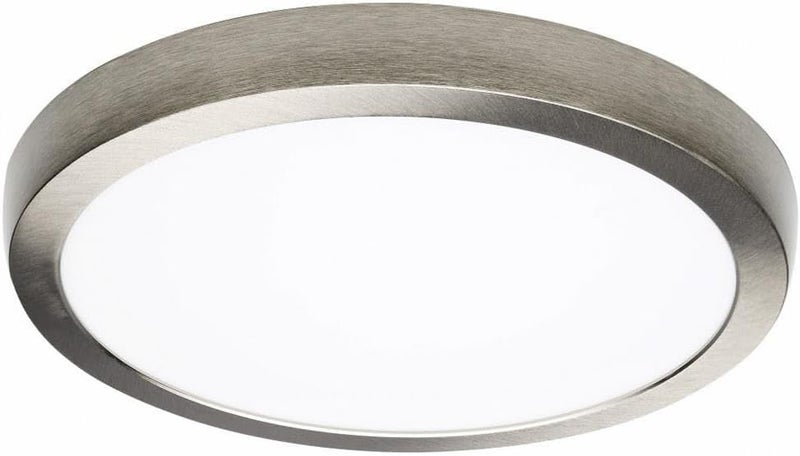 Nuvo Nuvo Lighting 621796 Blink Pro  195W CCT Selectable LED Round Edge Lit Flush Mount in Contemporary Style106 Inches Tall and 12 Inches Wide Finish Color Brushed Nickel  - Image 1