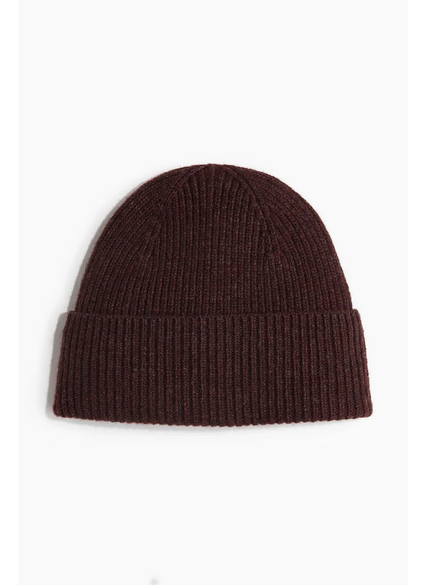 H&M Rib-Knit Wool-Blend Hat