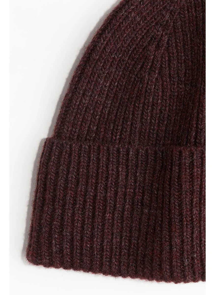H&M Rib-Knit Wool-Blend Hat