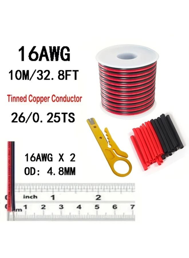 24AWG Stranded Tin Plated Copper Wire 2 Conductor For Speaker LED Automotive - Image 4