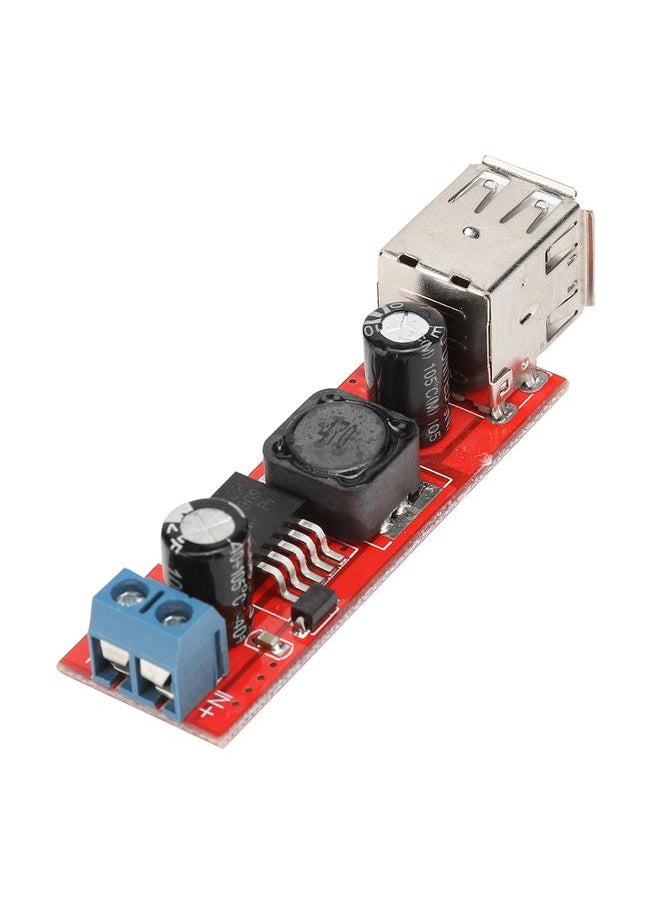Thoraya Dual USB Output 9V/12V/24V/36V to 5VDC DC Vehicle Charging 3A Buck Voltage Regulator Module  - Image 3