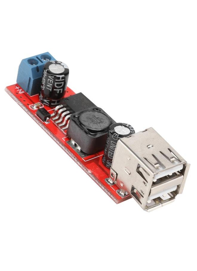 Thoraya Dual USB Output 9V/12V/24V/36V to 5VDC DC Vehicle Charging 3A Buck Voltage Regulator Module  - Image 4