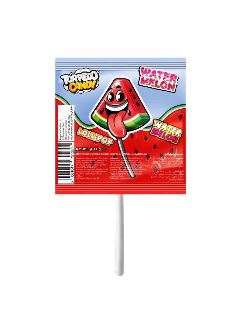 Torpedo Watermelon Lollipop 140g - Image 2