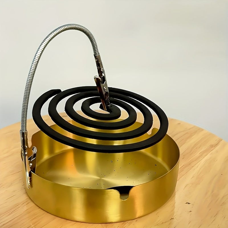 Bendable Mosquito Coil Storage Clip Double Ended Incense Ash Holder Freely Adjustable - Image 1