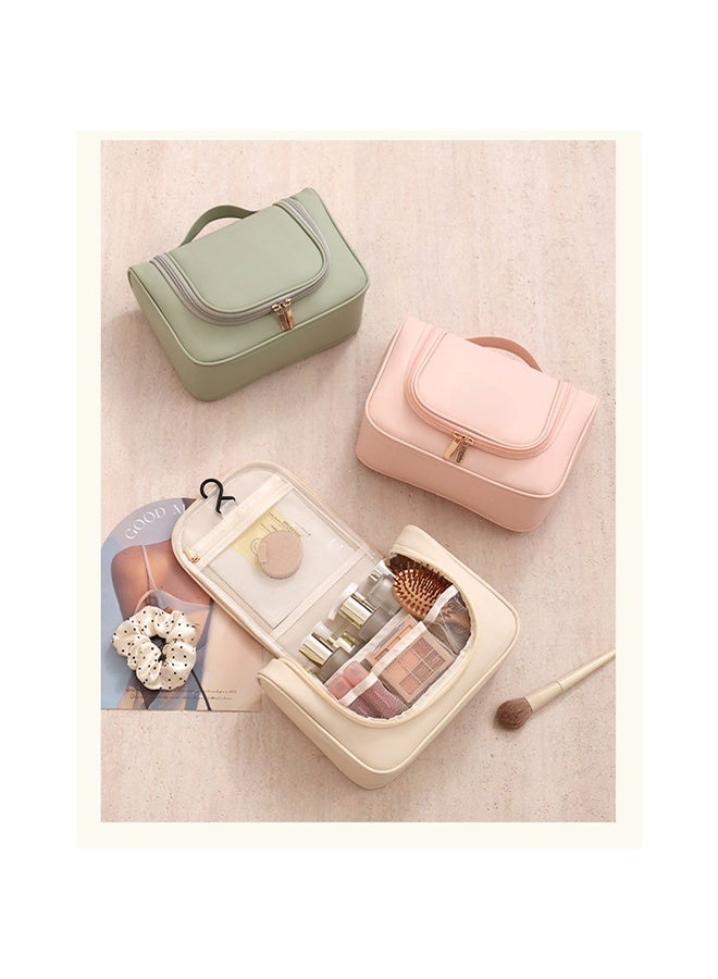 حقيبة سفر معلقة كبيرة لأدوات الزينة والمكياج | منظم حمام للرجال والنساء للكوزمتكس والإكسسوارات والأساسيات - Image 4