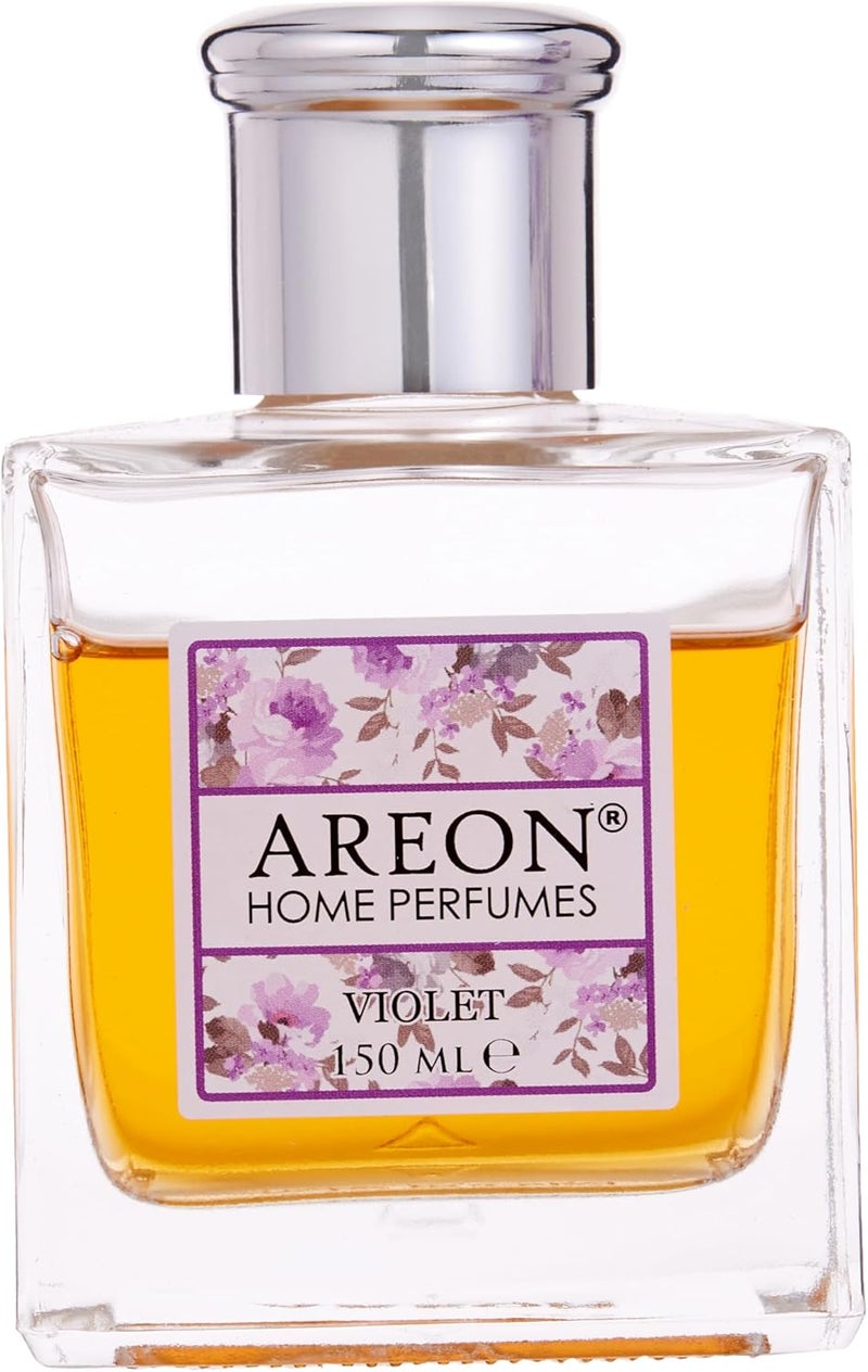 موزع عطر Areon Home المنزلي بقصبات 150 مل و10 قصبات راتان - بنفسجي - Image 2