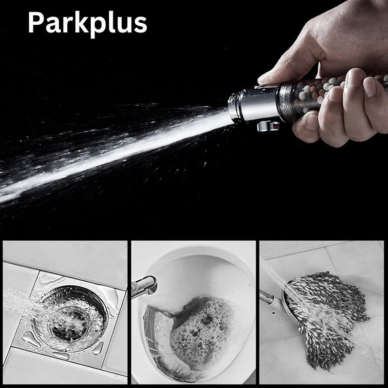 Parkplus Shower Head with Handheld High Pressure 3 Spray Mode Showerhead with Filters Detachable Hand Shower for Bathroom Adjustable Water Softening Filtered Showerhead for Hard Water - Image 5