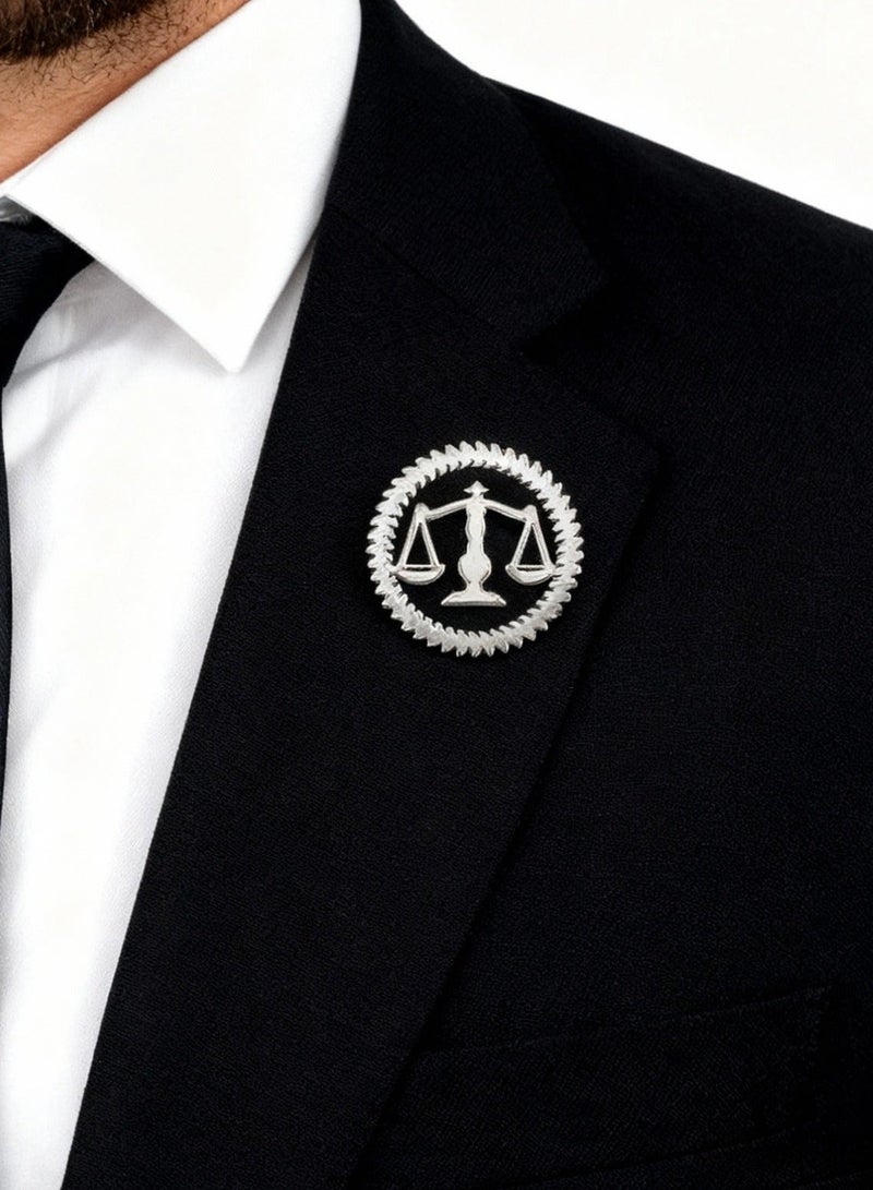 DB Innov. Pin Brooch, 1PC Silver Premium Stainless Steel Pin Brooch for Women Men Children, Lapel Pins Shirt Collar Brooch Buckle Lapel Pins Badge Suit Clip Accessory for Clothing Bags Jackets Shirts. - Image 1