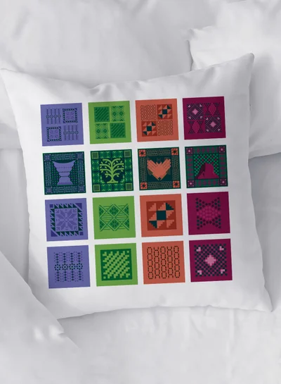 LOWHA Polyester Pillowcase Cushion Cover for Saudi National Day