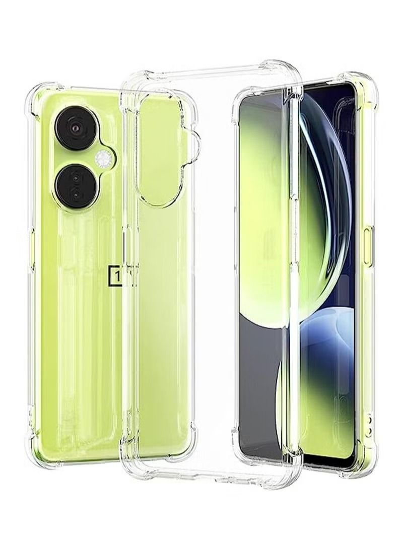 OnePlus Nord CE 3 Lite 5G Case Cover, Phone Case Clear Scratch Resistant Reinforced Corners TPU Rubber Soft Skin Silicone Protective Cover for Nord CE 3 Lite 2023 - Image 3