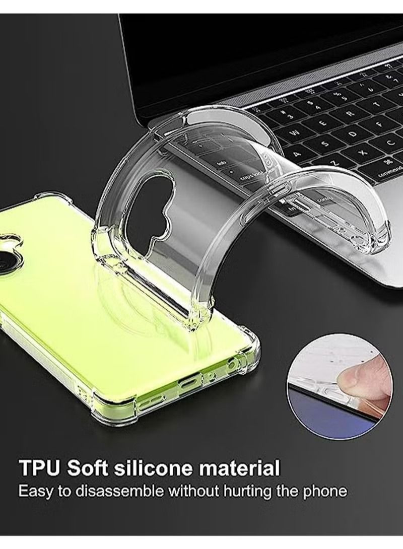 OnePlus Nord CE 3 Lite 5G Case Cover, Phone Case Clear Scratch Resistant Reinforced Corners TPU Rubber Soft Skin Silicone Protective Cover for Nord CE 3 Lite 2023 - Image 5