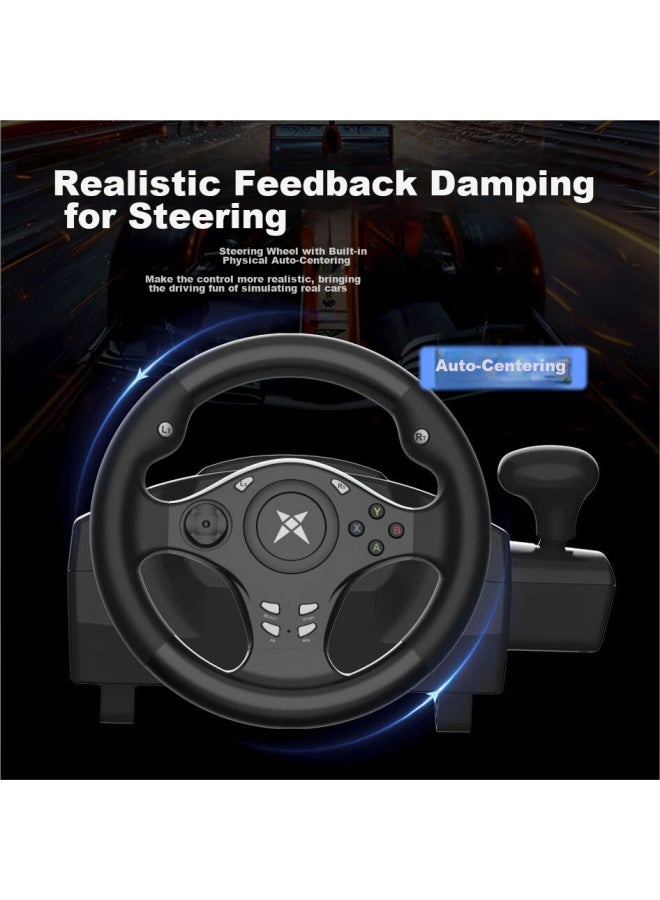 Keteng D3a Computer Racing Game Steering Wheel, 8-in Simulation Driving, Ps4/xbox One/pc, Euka 2 Dust Racing Car - Image 4