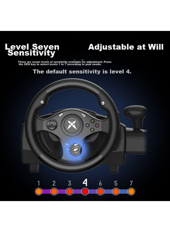 Keteng D3a Computer Racing Game Steering Wheel, 8-in Simulation Driving, Ps4/xbox One/pc, Euka 2 Dust Racing Car - Image 3