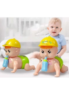 Toys Adorable Crawling Baby Toy with Sounds & Milk Bottle – Educational Toddler Toy for Early Development  - Image 2