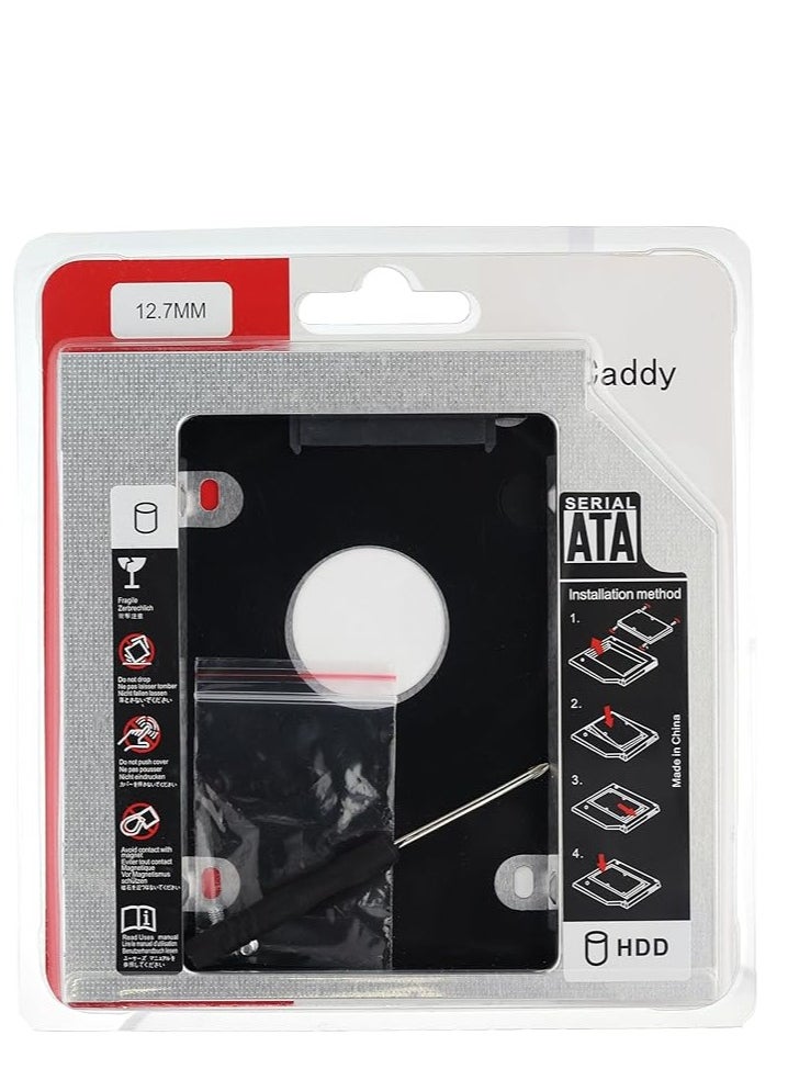 Generic UNIVERSAL SECOND For SATA HDD 2.5 inch Caddy Thickness: 12.7MM  - Image 2
