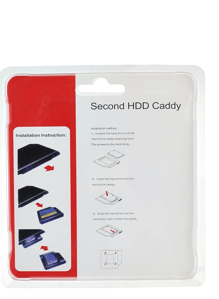 Generic UNIVERSAL SECOND For SATA HDD 2.5 inch Caddy Thickness: 12.7MM  - Image 3