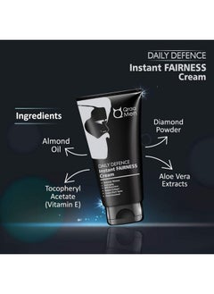 Qraa Daily Defence Instant Fairness Cream For Men For Anti-Ageing/Dark Spot Removal/Spf 15 Protection, 30 G  - Image 4