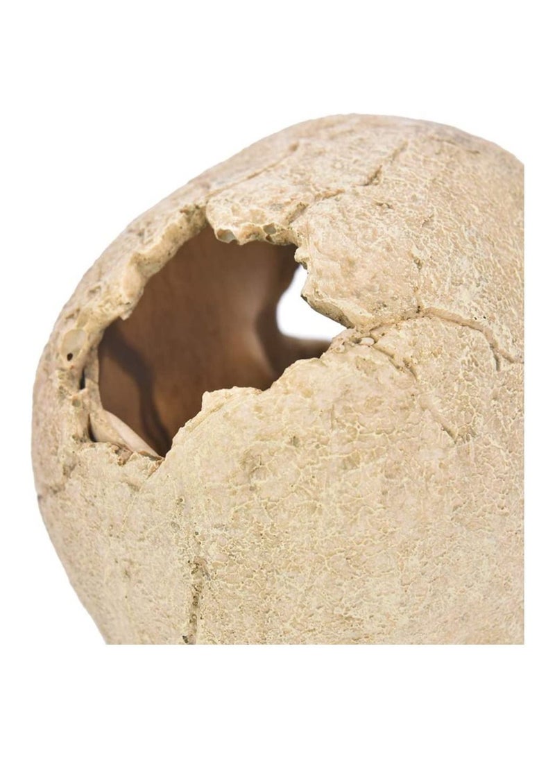 زينة حوض السمك على شكل جمجمة-حوض للأسماك ديكور جمجمة منزل الزواحف جمجمة راتينج زينة لحوض الأسماك للهالوين كهوف مخبأ للزواحف - Image 3