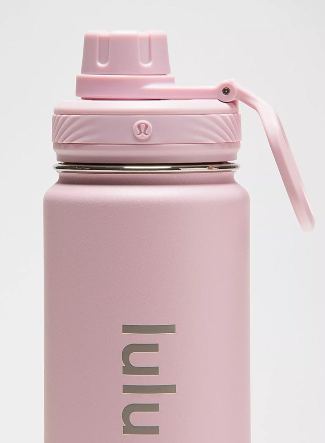 Lululemon 24oz Stainless Steel Back to Life Sport Water Bottles With Push-Pull Lid and Straw, BPA Free - Image 2
