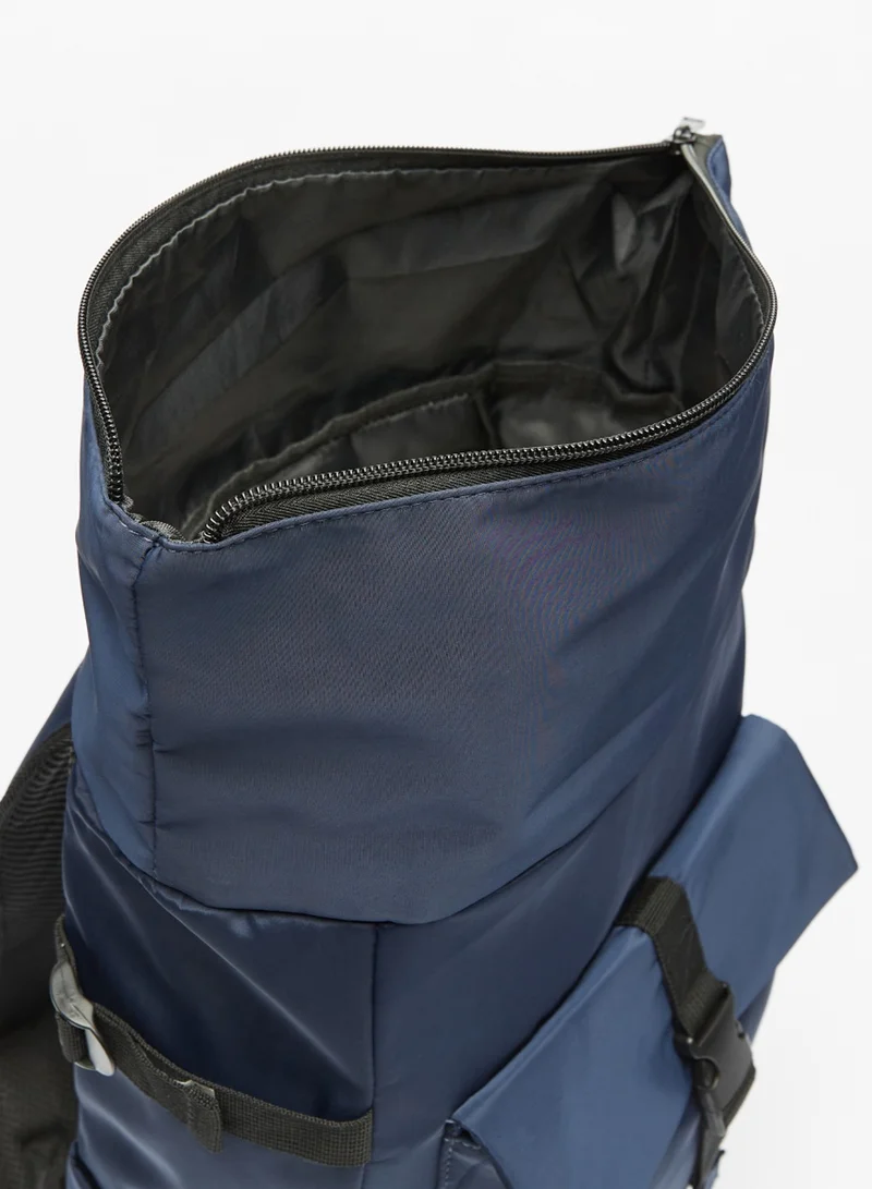 shoexpress Solid Backpack with Adjustable Shoulder Straps