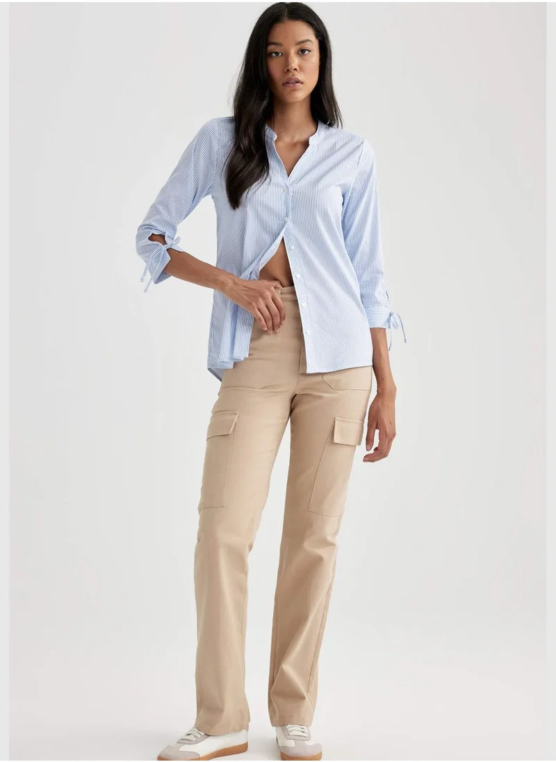 DeFacto Woman Cargo Fit Woven Trousers