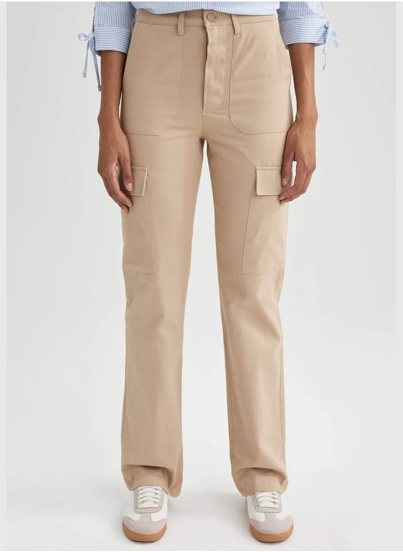 DeFacto Woman Cargo Fit Woven Trousers