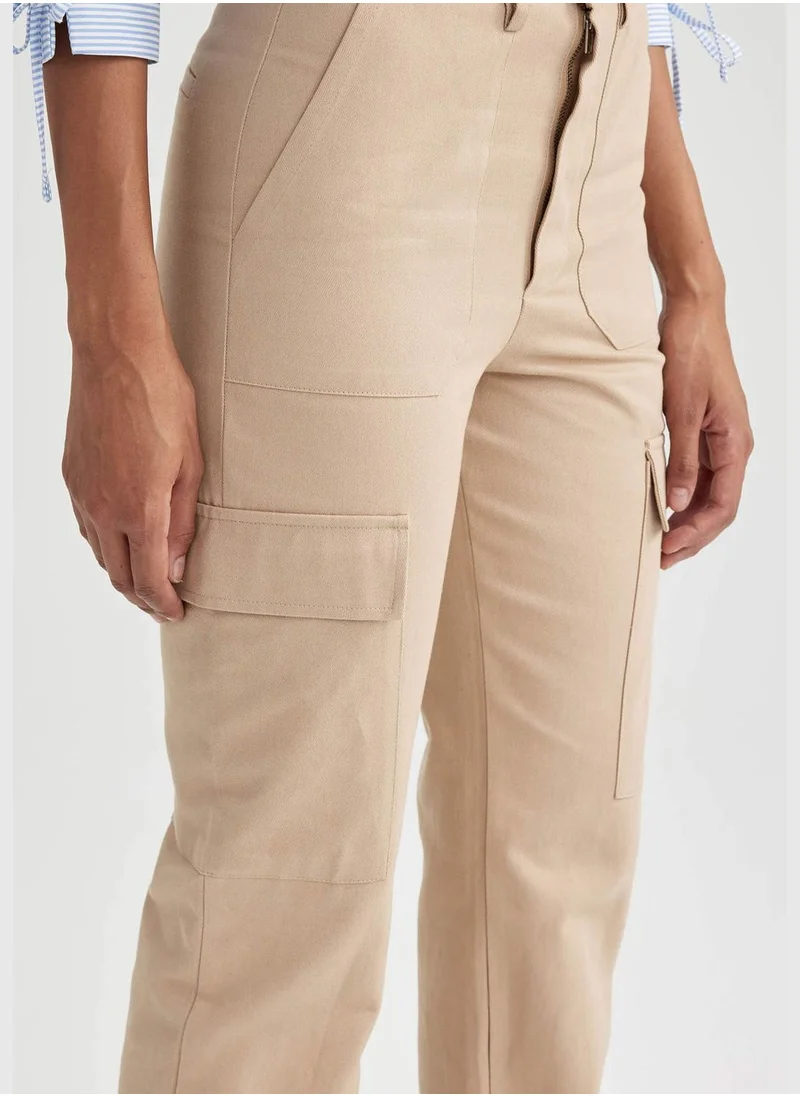DeFacto Woman Cargo Fit Woven Trousers