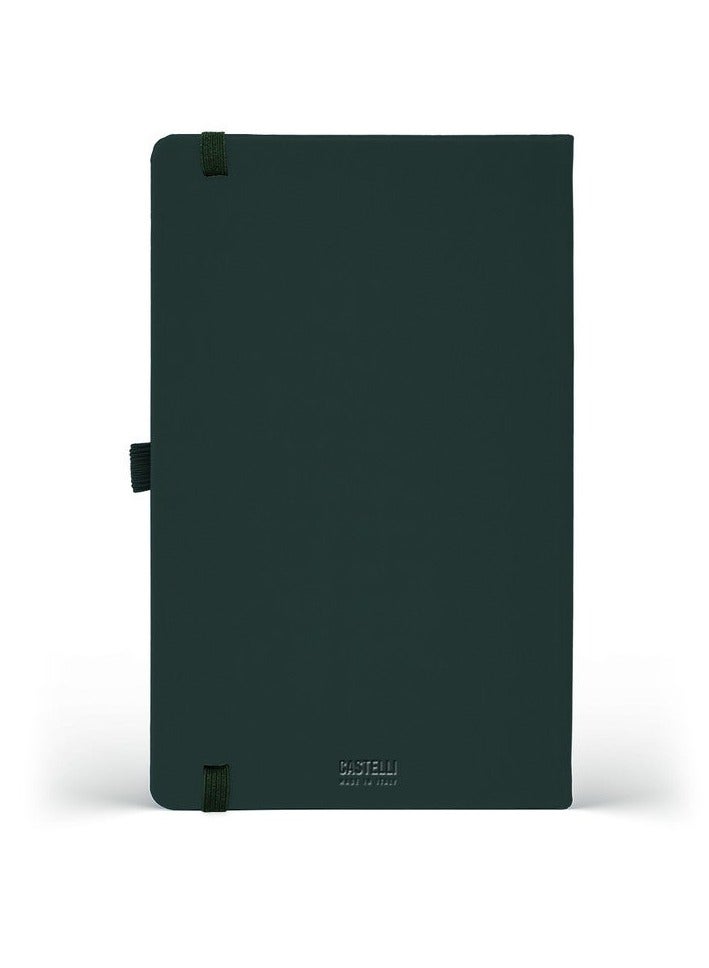 Castelli Ruled notebook with mid-size format, ideal for note-taking and journaling, durable cover, suitable for daily use, high-quality paper - Image 3