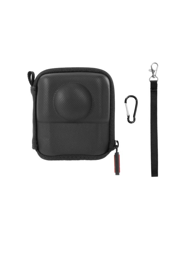 Mini Carrying Case for DJI OSMO 360 Camera Accessories PU Leather Waterproof Portable Travel Case for OSM O360 Body Compact Storage Bag with Wrist Strap (Mini) - Image 1