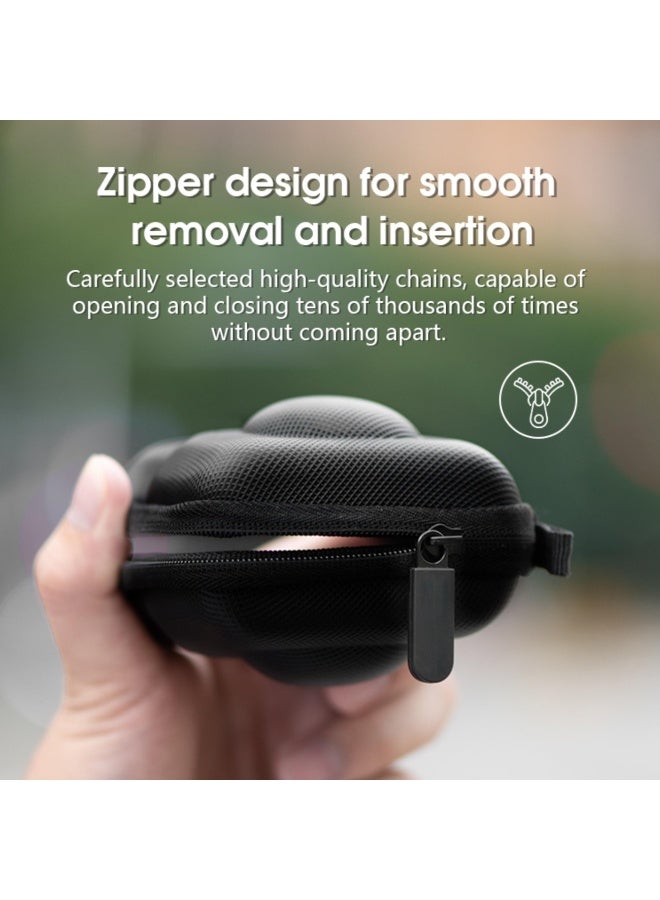 Mini Carrying Case for DJI OSMO 360 Camera Accessories PU Leather Waterproof Portable Travel Case for OSM O360 Body Compact Storage Bag with Wrist Strap (Mini) - Image 5