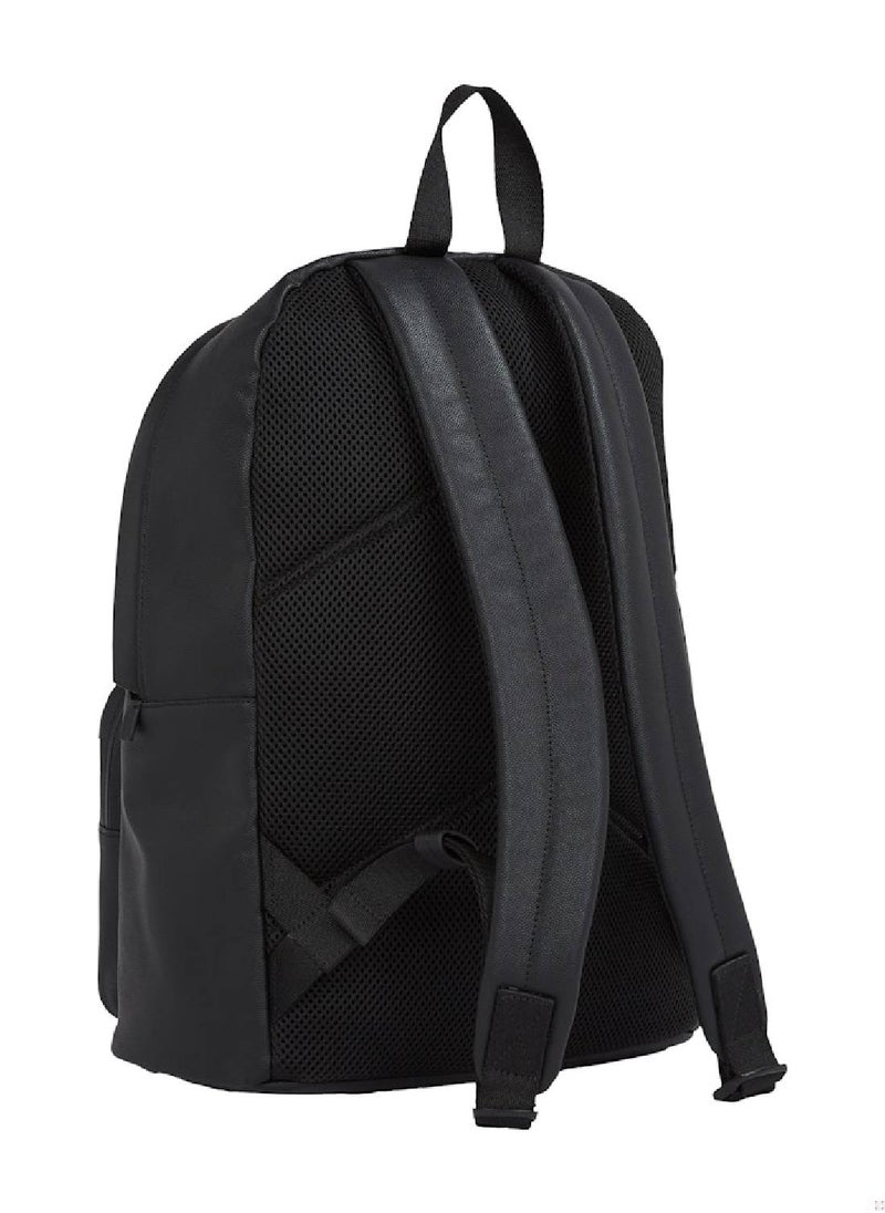 CALVIN KLEIN Men's Ck Round Backpack - Polyester Blend, Black  - Image 4