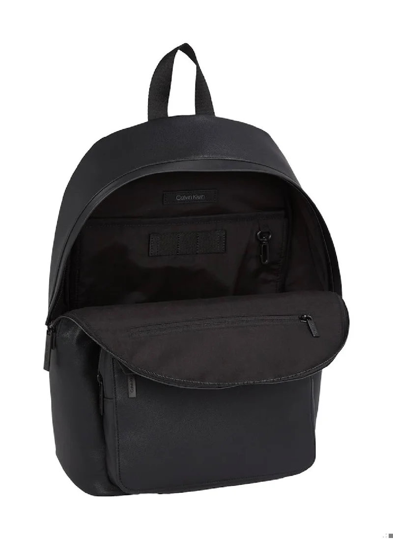 CALVIN KLEIN Men's Ck Round Backpack - Polyester Blend, Black