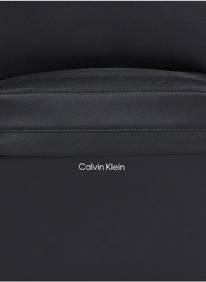 CALVIN KLEIN Men's Ck Round Backpack - Polyester Blend, Black