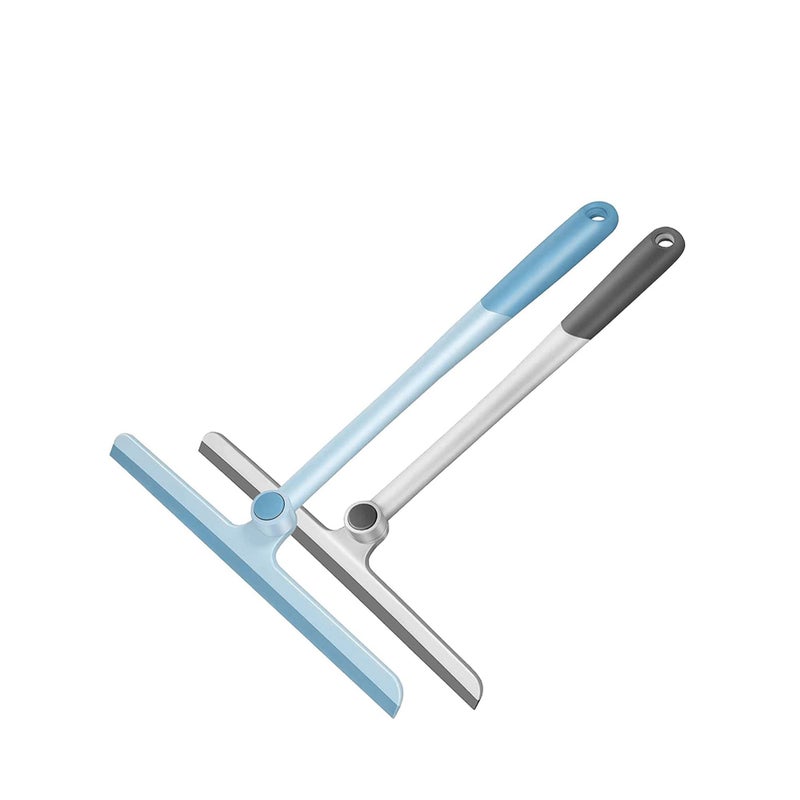 SOLARAE Shower Squeegee for Shower Doors, Shower Squeegee for Glass Doors, Bathroom, Mirrors, Squeegee for Windows Cars and Tile Walls - Image 1