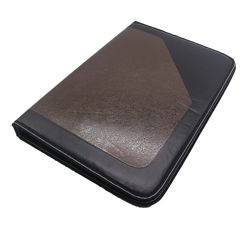 CLAPONE PU Leather 12-Pocket A4 File Organizer Professional Document Holder for Certificates, Legal Documents, Home, Office, Coloured File Folders, Multipurpose, School Use (CO-A4 File-BRWN) - Image 1