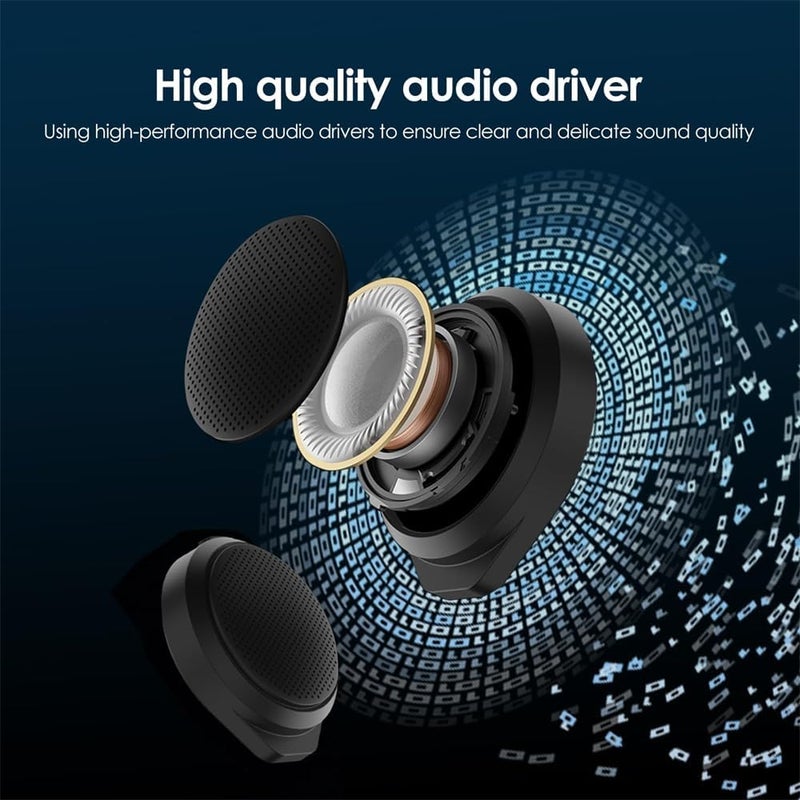 H360 Motorcycle Helmet Bluetooth Headset with Remote Control, Hi-Fi Sound, ANC Noise Reduction, 1900mAh Battery, Fast Charging Case, True Wireless Speakers - Image 5