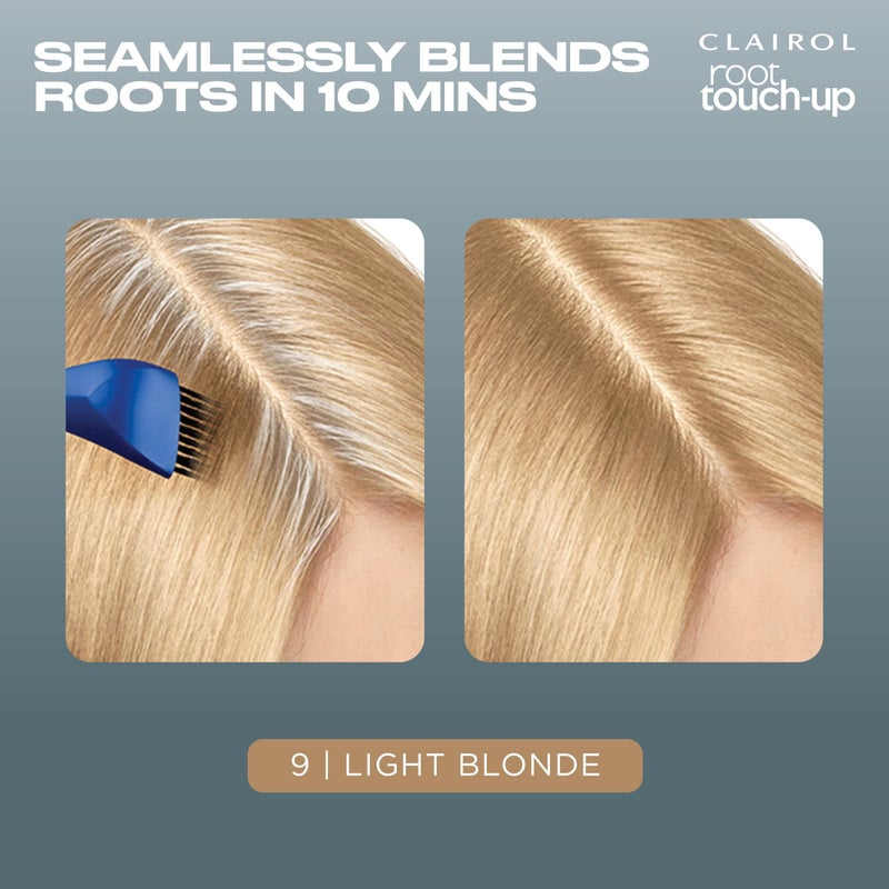 Clairol Root Touch-Up by Nice'n Easy Permanent Hair Dye, 9 Light Blonde Hair Color, Pack of 1 - Image 3