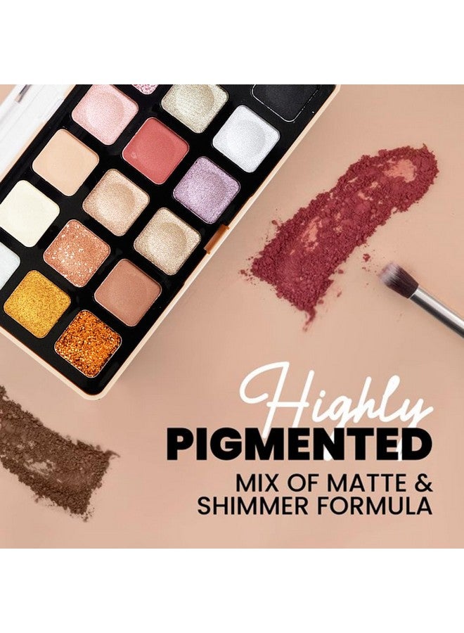 أدبيني باليت ظلال العيون اللامعة 18 لونًا 18 جم | مجموعة الطيف المبهر | إطلالات ساحرة ودخانية للعيون | تألق وإبداع لا نهاية له | 100% نباتي (الظل-02) - Image 5