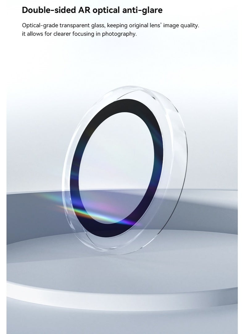 ديفيا واقي عدسة آيفون 17 – زجاج مقوى فائق النحافة شفاف، مضاد للخدش, وضوح عالي، فتحات دقيقة, لاصق لا يترك بقايا, سهل التركيب, متوافق مع معظم الجرابات - Image 4