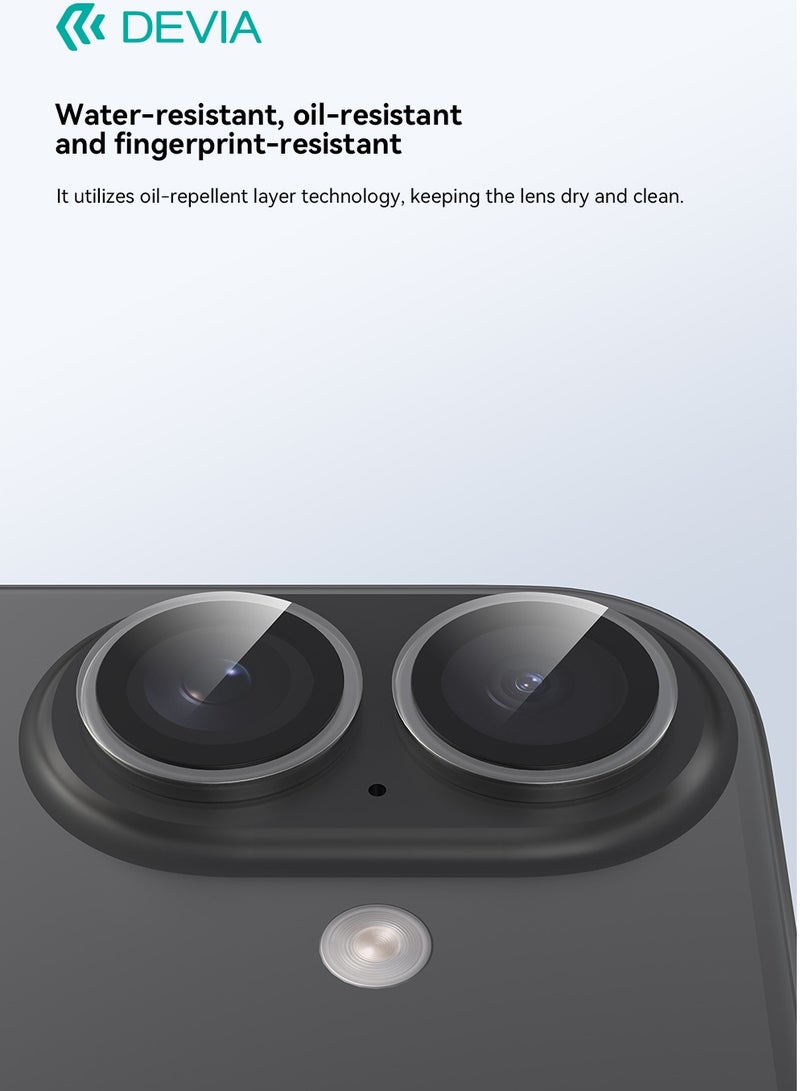 ديفيا واقي عدسة آيفون 17 – زجاج مقوى فائق النحافة شفاف، مضاد للخدش, وضوح عالي، فتحات دقيقة, لاصق لا يترك بقايا, سهل التركيب, متوافق مع معظم الجرابات - Image 2